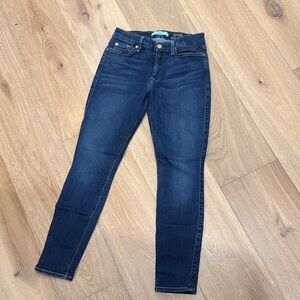 7 For All Mankind Dark Blue Ankle Skinny Jeans size 27